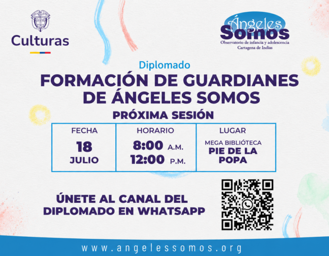¡Sigue formándote como Guardián! Te esperamos en la tercera sesión del diplomado.